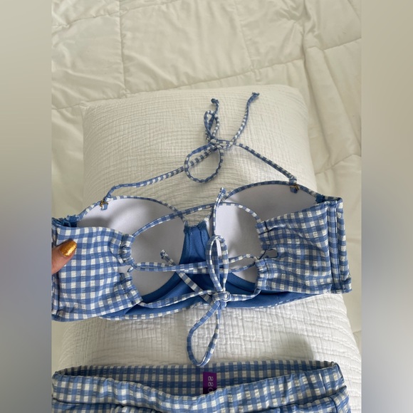 Vigoss brand checkered high waisted swim suit - Picture 5 of 7